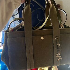 Michael Kors Pistachio Leather Satchel